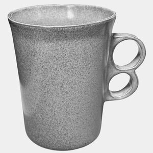 Bennington Potters Vermont 1340 Trigger Mug Blue Gray Spatter David Gil MCM